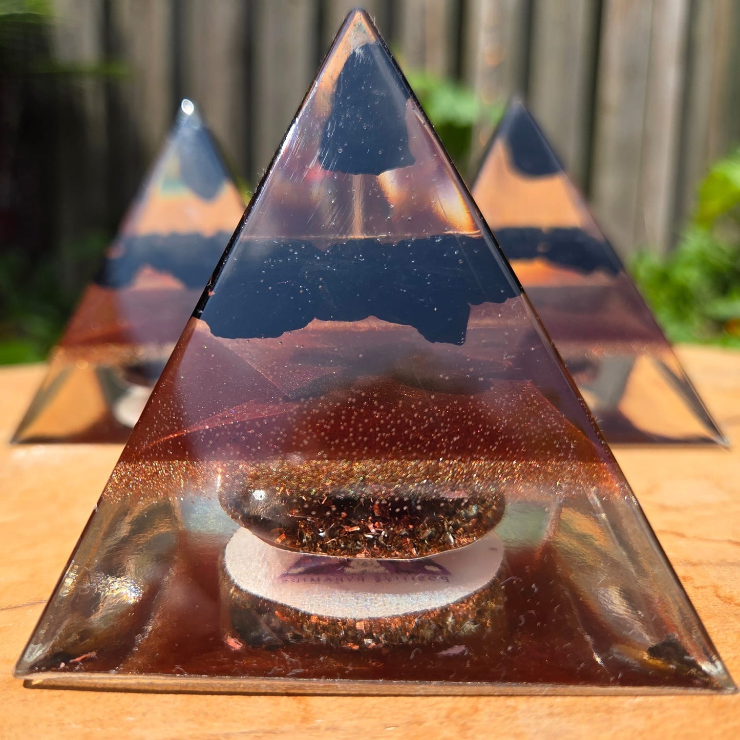 Positive Pyramid™ Shungiet & Zwarte Toermalijn Small - Jouw energetische schild tegen stress en straling
