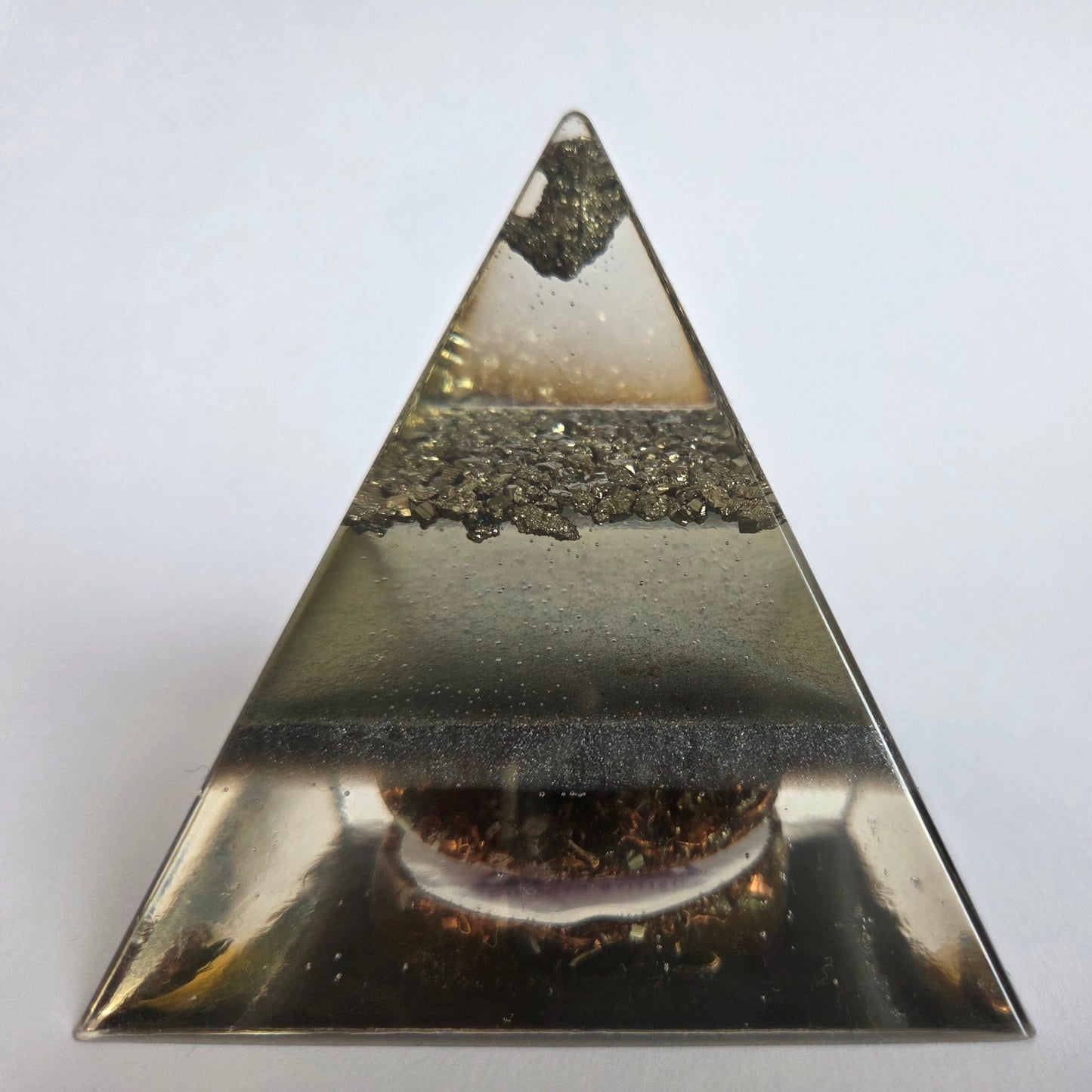 Orgonite Piramide Pyriet S (7,5 cm)
