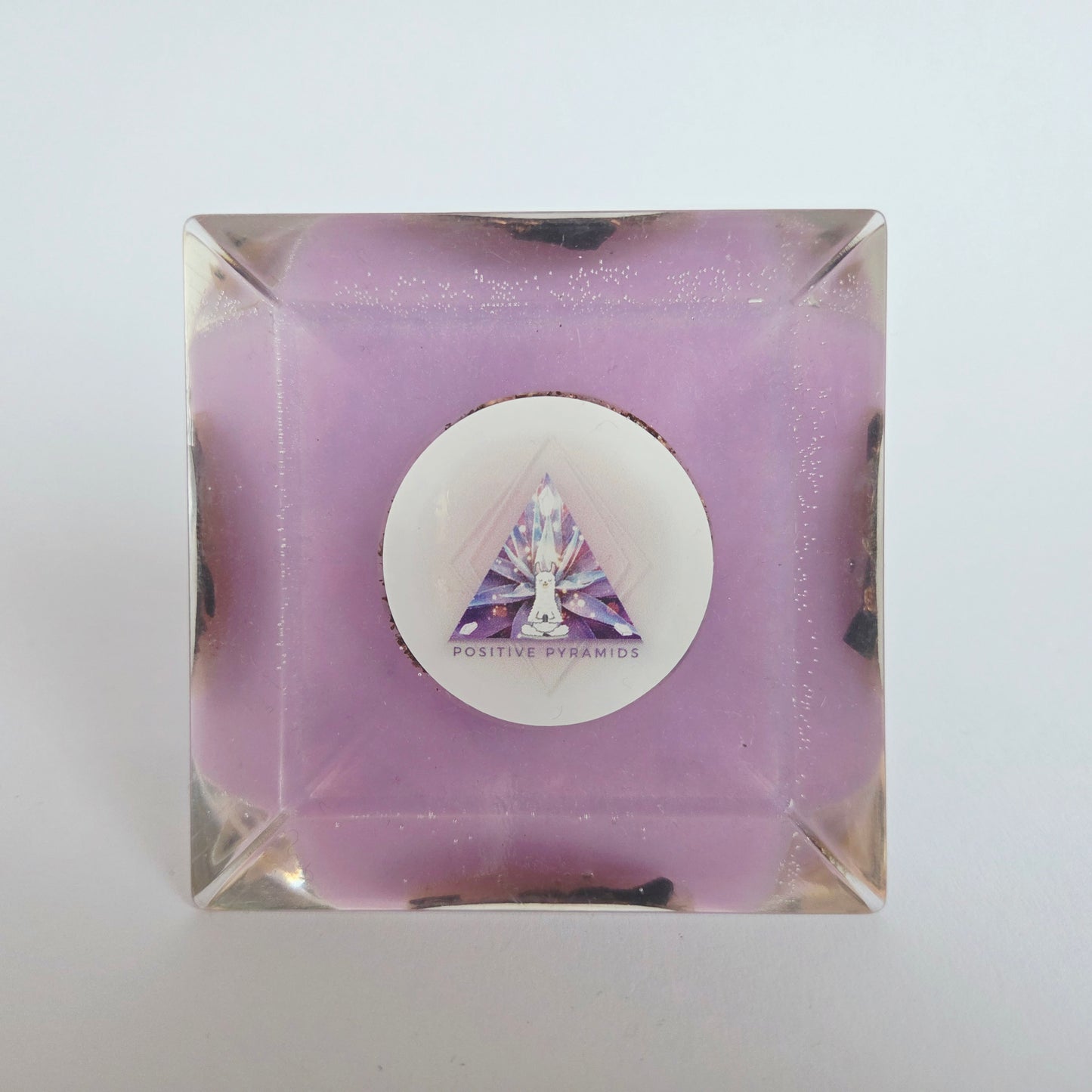 Orgonite Piramide Gouden Driehoek S (7,5 cm)