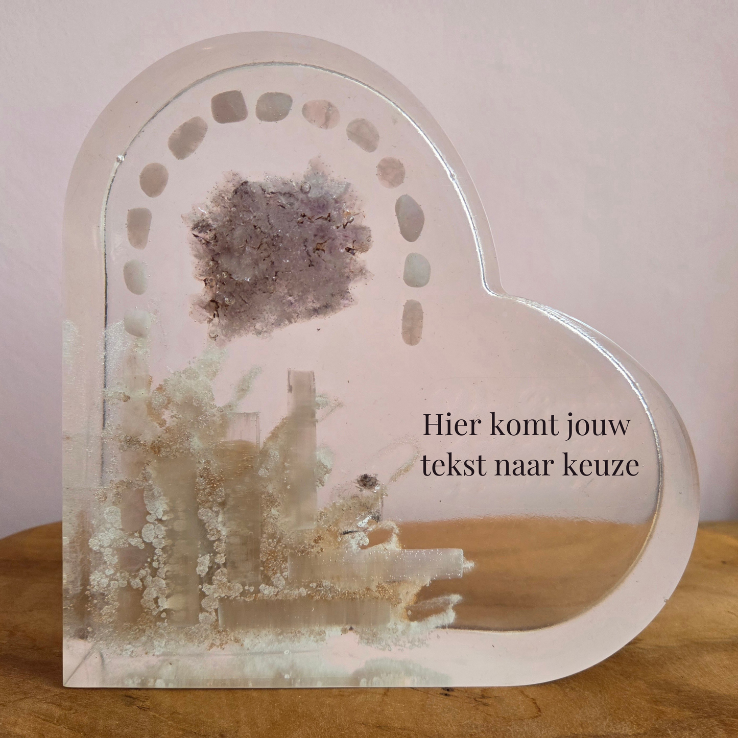 Herinneringshart - Volledig naar jouw wens (17cm)